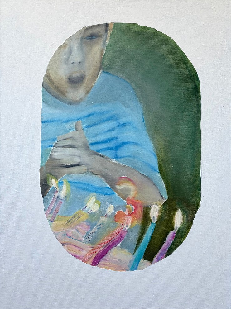 THREE YEARS, oil on canvas, 2026